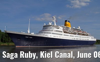 Saga Ruby, Kiel Canal, June 06, 2013