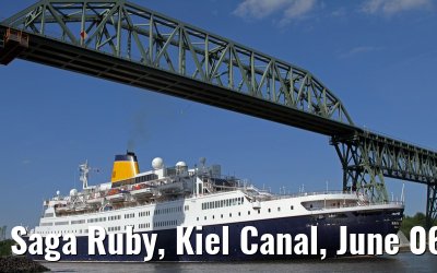 Saga Ruby, Kiel Canal, June 06, 2013