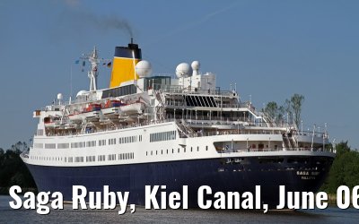 Saga Ruby, Kiel Canal, June 06, 2013