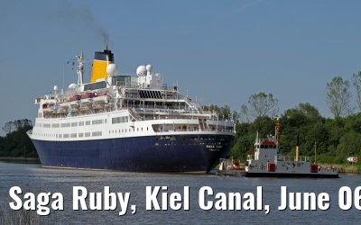 Saga Ruby, Kiel Canal, June 06, 2013