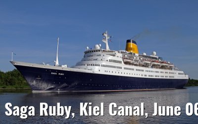 Saga Ruby, Kiel Canal, June 06, 2013