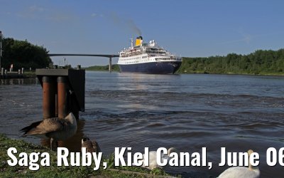 Saga Ruby, Kiel Canal, June 06, 2013