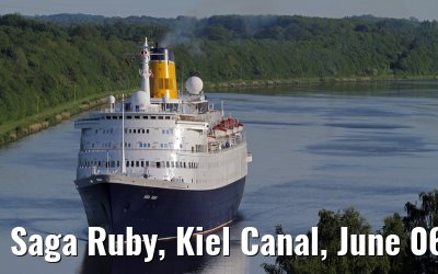 Saga Ruby, Kiel Canal, June 06, 2013