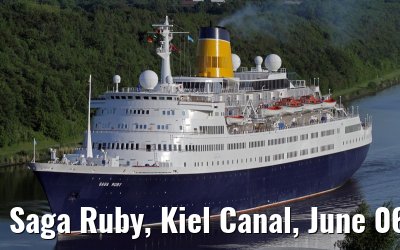 Saga Ruby, Kiel Canal, June 06, 2013