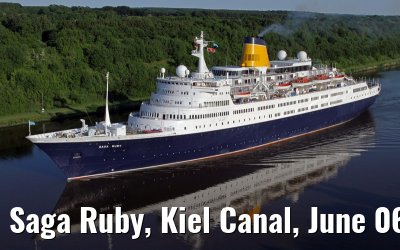 Saga Ruby, Kiel Canal, June 06, 2013