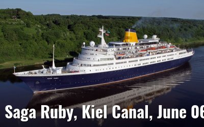 Saga Ruby, Kiel Canal, June 06, 2013