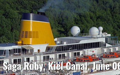 Saga Ruby, Kiel Canal, June 06, 2013