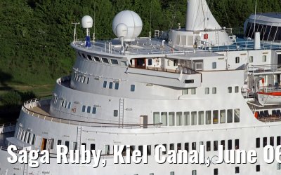 Saga Ruby, Kiel Canal, June 06, 2013