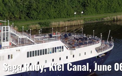 Saga Ruby, Kiel Canal, June 06, 2013