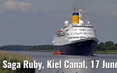 Saga Ruby, Kiel Canal, 17 June 2013
