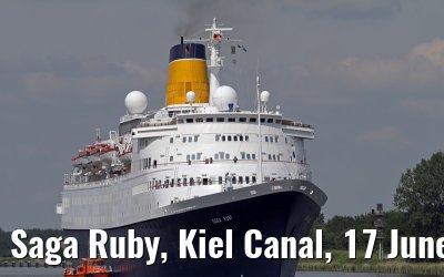 Saga Ruby, Kiel Canal, 17 June 2013