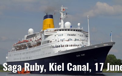 Saga Ruby, Kiel Canal, 17 June 2013