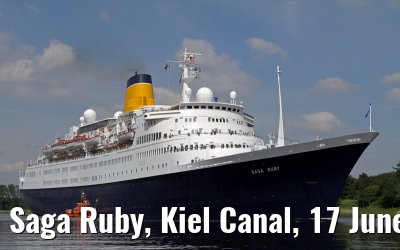 Saga Ruby, Kiel Canal, 17 June 2013