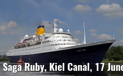 Saga Ruby, Kiel Canal, 17 June 2013