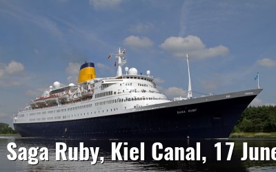 Saga Ruby, Kiel Canal, 17 June 2013