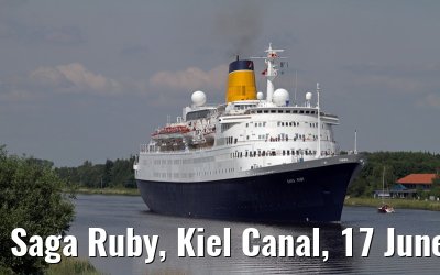 Saga Ruby, Kiel Canal, 17 June 2013