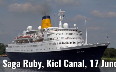 Saga Ruby, Kiel Canal, 17 June 2013