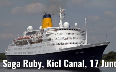 Saga Ruby, Kiel Canal, 17 June 2013