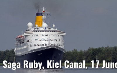 Saga Ruby, Kiel Canal, 17 June 2013