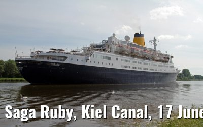 Saga Ruby, Kiel Canal, 17 June 2013
