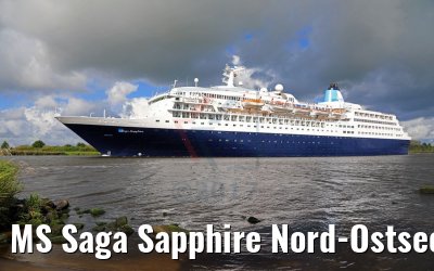 MS Saga Sapphire Nord-Ostsee-Kanal 12.09.2017