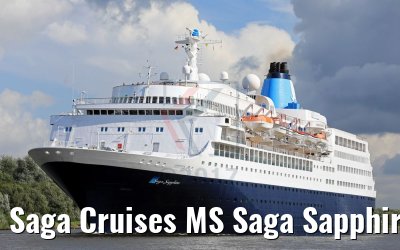 Saga Cruises MS Saga Sapphire 12.09.2017 NOK transit