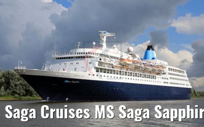Saga Cruises MS Saga Sapphire 12.09.2017 NOK transit
