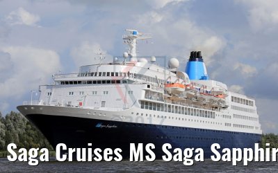 Saga Cruises MS Saga Sapphire 12.09.2017 NOK transit