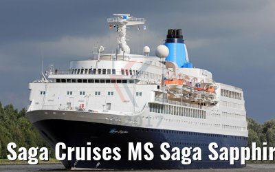 Saga Cruises MS Saga Sapphire 12.09.2017 NOK transit