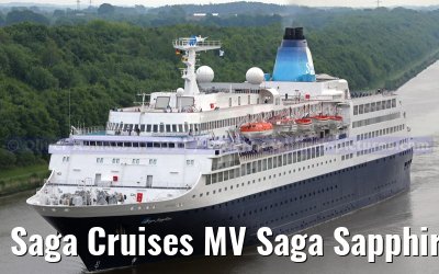 Saga Cruises MV Saga Sapphire NOK 20. May 2014.