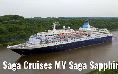 Saga Cruises MV Saga Sapphire NOK 20. May 2014.