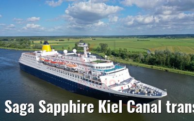 Saga Sapphire Kiel Canal transit 02.07.2019