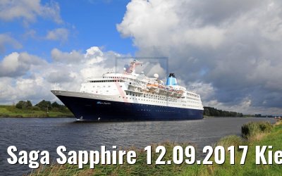 Saga Sapphire 12.09.2017 Kiel Canal