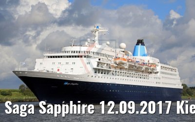 Saga Sapphire 12.09.2017 Kiel Canal