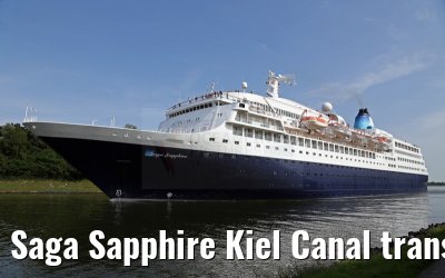 Saga Sapphire Kiel Canal transfer 10. August 2015