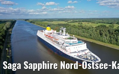 Saga Sapphire Nord-Ostsee-Kanal 02.07.2019