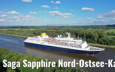 Saga Sapphire Nord-Ostsee-Kanal 02.07.2019