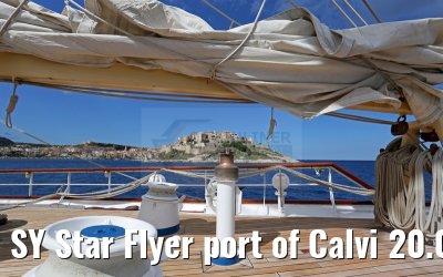 SY Star Flyer port of Calvi 20.09.2015