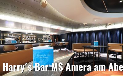Harry´s Bar MS Amera am Abend