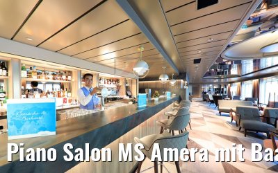 Piano Salon MS Amera mit Baarkeeper