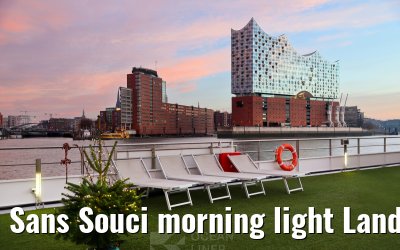 Sans Souci morning light Landungsbrücken Hamburg