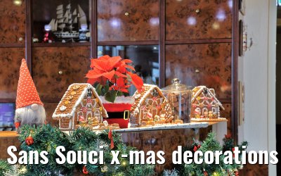 Sans Souci x-mas decorations Foyer