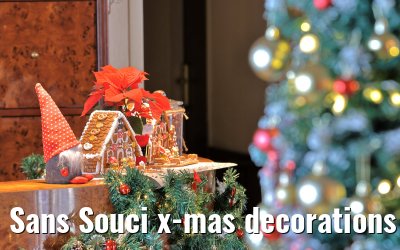 Sans Souci x-mas decorations Foyer