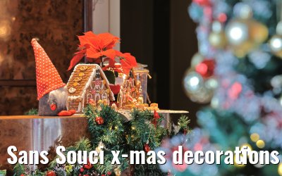 Sans Souci x-mas decorations Foyer