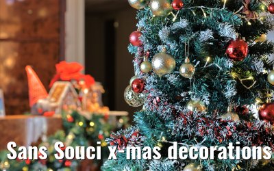 Sans Souci x-mas decorations Foyer