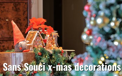 Sans Souci x-mas decorations Foyer