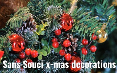 Sans Souci x-mas decorations Foyer