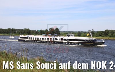 MS Sans Souci auf dem NOK 24.06.2019