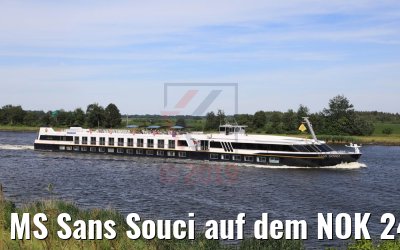 MS Sans Souci auf dem NOK 24.06.2019