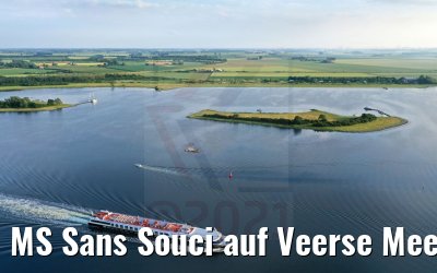 MS Sans Souci auf Veerse Meer, Niederlande 02.07.2021